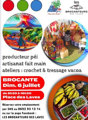 Brocante à Sainte-Rose