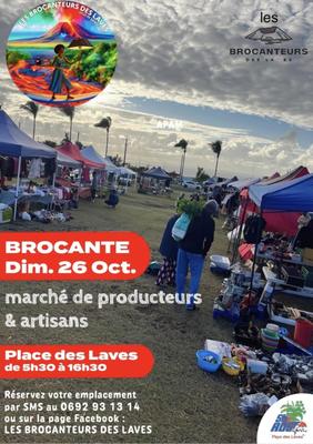 Brocante à Sainte-Rose
