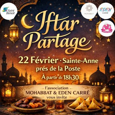 Iftar Partage à Sainte-Anne / Saint-Benoît