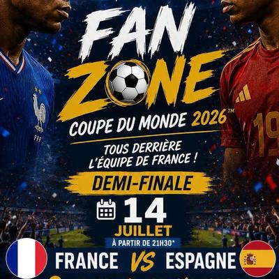 Coupe du monde de football sur écran géant