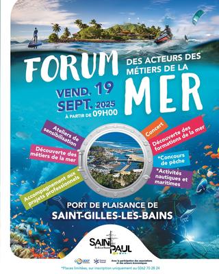 Forum des métiers de la mer à Saint-Paul - La Réunion