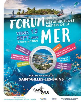 Forum des métiers de la mer à Saint-Paul - La Réunion