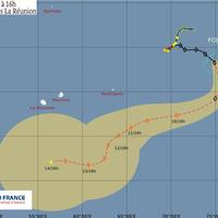 Tempête tropicale Forbane. Prévisions du 9 février 2014 à 16h.