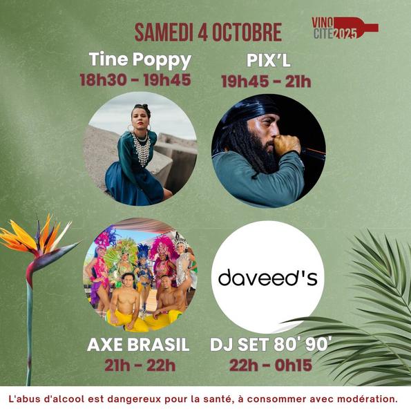 Programme Vinocité Samedi