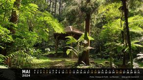 Calendrier Mai 2024 - Île de la Réunion