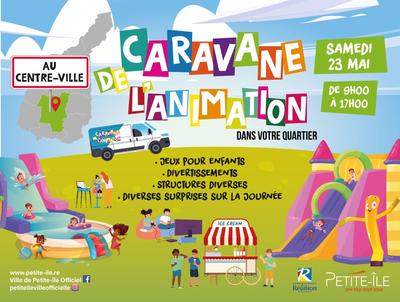 Caravane de l'animation à Petite Ile