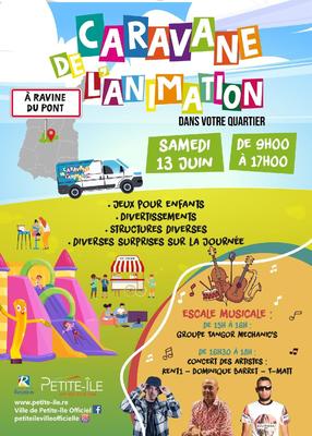 Caravane de l'animation à Petite Ile