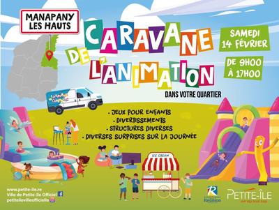 Caravane de l'animation à Petite Ile