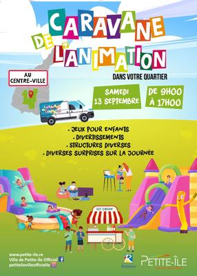 Caravane de l'animation à Petite Ile