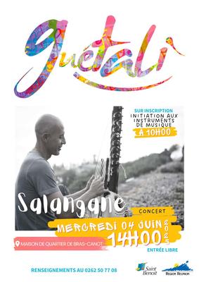 Salangane en concert à La Réunion 