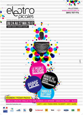 Affiche Electropicales 2012