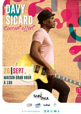 Davy Sicard en Concert