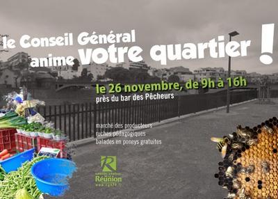 Animations dans le Bas de la Rivière (St Denis) le 26 novembre
