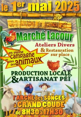 Marché Lacour : événement de l'arche des Songes à Grand Coude - Saint-Joseph