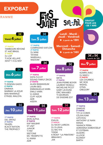 Fête de Saint-Paul - Programme Expobat