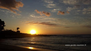 Coucher de soleil à Boucan Canot