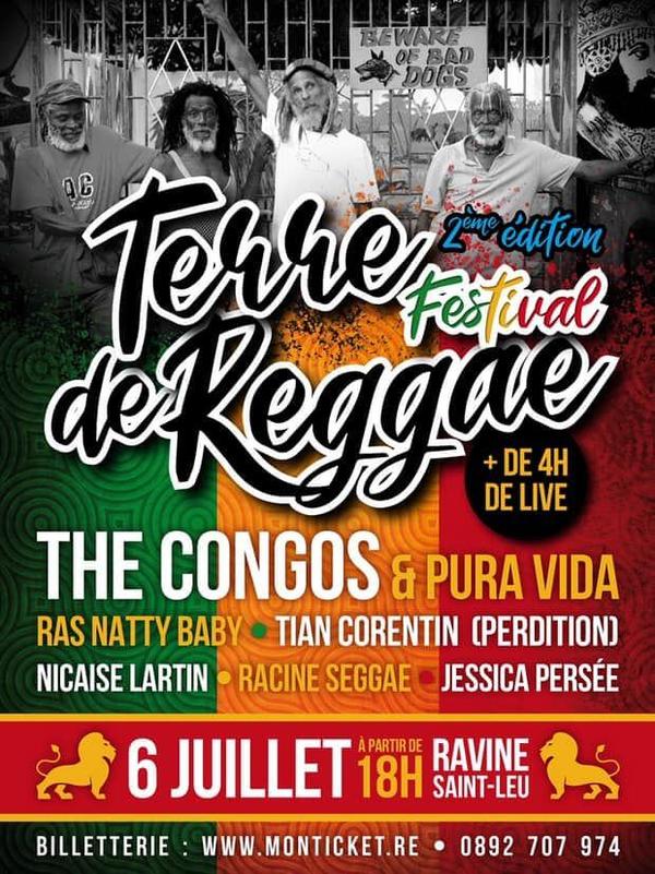 Festival terre de reggae - Affiche 2019
