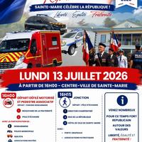 Fête nationale du 14 juillet à Sainte-Marie
