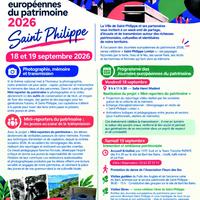 Journées européennes du patrimoine à Saint-Philippe