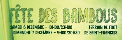 Fête des Bambous à Saint-François de La Réunion