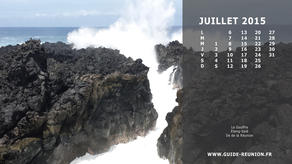 Calendrier Juillet 2015 - Ile de la Réunion