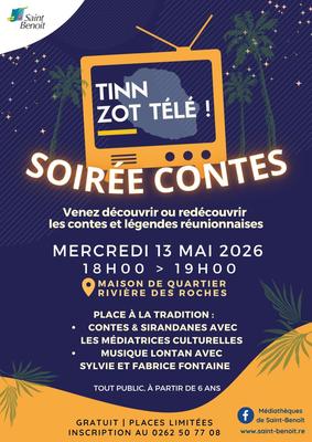 Soirée contes à Saint-Benoît
