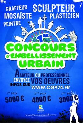 Affiche du concours d'embellissement urbain (CG 974)