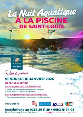 Piscine Nocturne à Saint-Louis