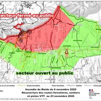 Sentiers ouverts / fermés à Roche Plate et au Maïdo