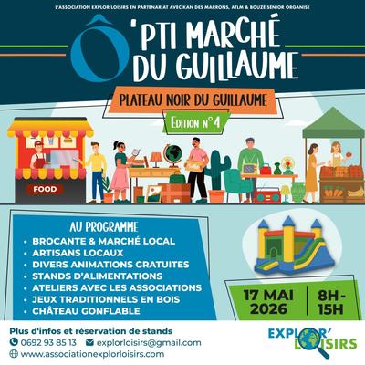 brocante & marché local au Guillaume à Saint-Paul