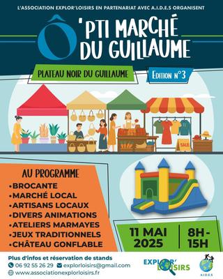brocante & marché local au Guillaume à Saint-Paul