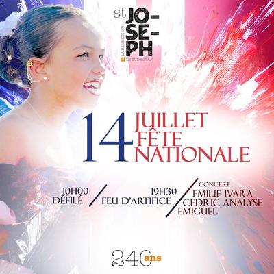14 juillet à Saint-Joseph : fête nationale
