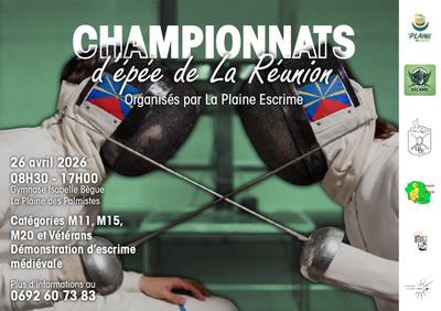 Escrime : championnats d’épée de la Réunion