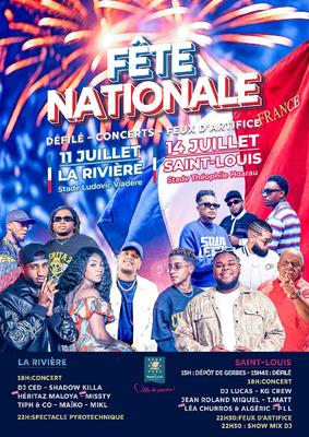 Fête nationale à Saint-Louis et à La Rivière (974)
