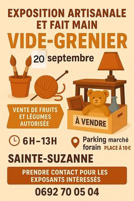 Vide grenier et animations au Bocage à Sainte-Suzanne