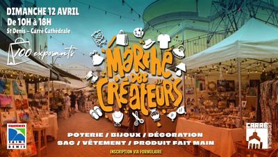 Marché des créateurs au Carré Cathédrale à Saint-Denis de La Réunion