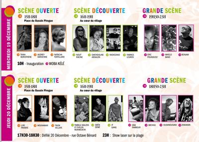 Sur scène Festival Liberté Métisse (extrait du programme