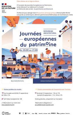 Journées Européennes du Patrimoine à la Saga du Rhum