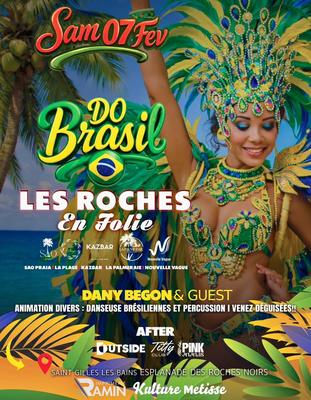 Les Roches en folie : animation sur l'esplanade des Roches Noires à St-Gilles