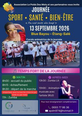 Journée sport, santé et bien-être à l'Etang-Salé Journée sport, santé et bien-être à l'Etang-Salé