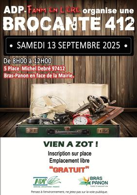 Brocante à Bras Panon