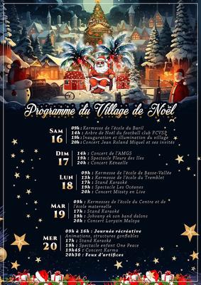 Programme Noël Saint-Philippe