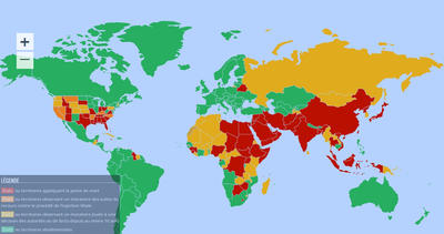Peine de mort dans le monde - Carte interactive