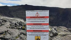 Consignes de sécurité sur le site du volcan