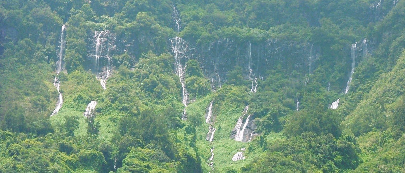 Cascade du voile de la mariée à Salazie