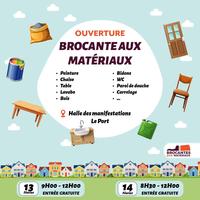 Brocante aux matériaux à La Réunion