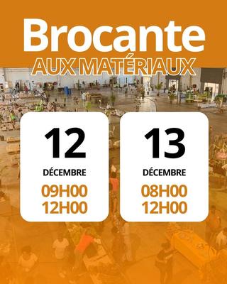 Brocante aux matériaux à La Réunion
