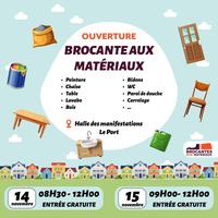 Brocante aux matériaux à La Réunion