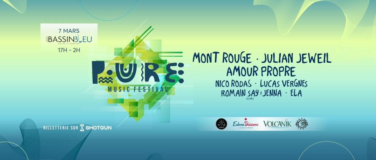 PURE - Festival de musique électro à La Réunion