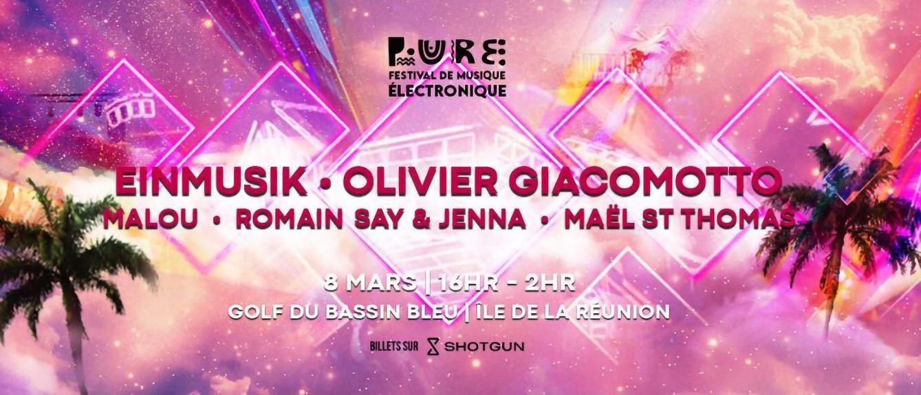 PURE - Festival de musique électro à La Réunion